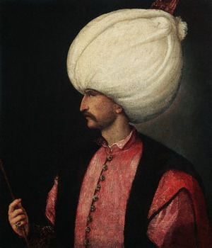Kanuni Sultan Süleyman; Titian'ýn çevresinden Venedikli bir ressam tarafýndan, 1530